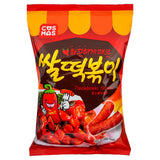 Cosmos Tteokbokki snack, sweet spicy Korean rice cake snack (British brand)