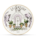 GINORI 1735 La Gazelle D'Or decorative plate 27cm, UK version
