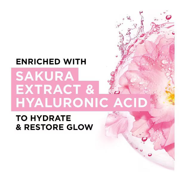 Garnier Moisture Bomb Sakura Hyaluronic Acid Sheet Mask 28g, UK version