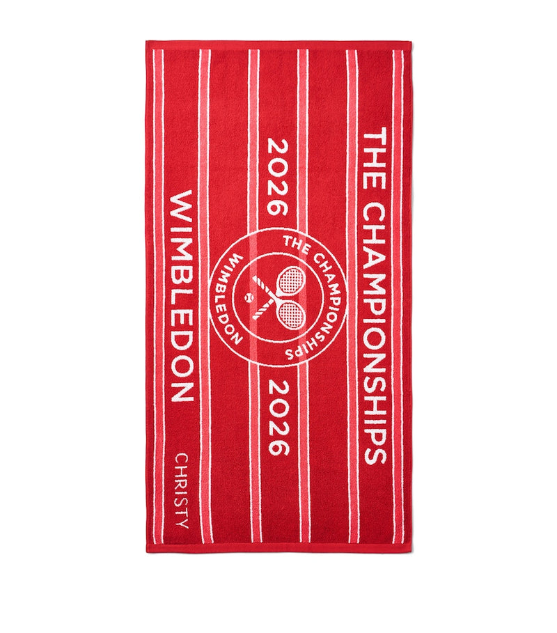 Christy Wimbledon Championship 2026 bath towel 70x133cm - British product