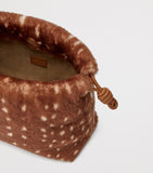 LOEWE medium shearling Flamenco shoulder bag, imported from the UK