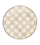MacKenzie-Childs Mocha Check dinner plate 25.5cm, imported from the UK