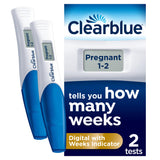 Clearblue Pregnancy Test with Weeks Indicator x2 - McGrocer