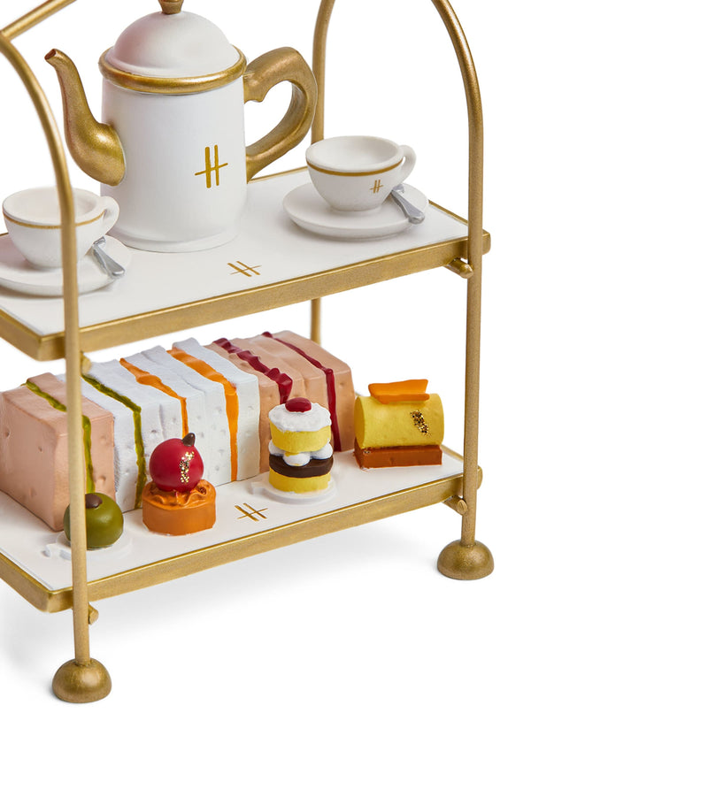 Harrods afternoon tea stand tree decoration H10cm, imported from the UK