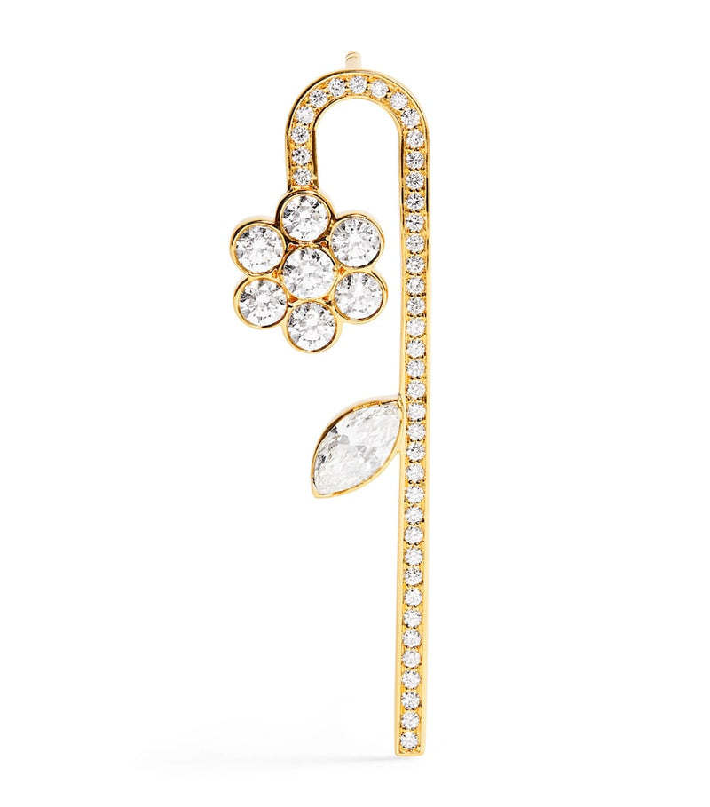 Sophie Bille Brahe Tournesol single left earring, imported from the UK