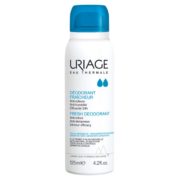 Uriage fresh deodorant spray 125ml (British brand)