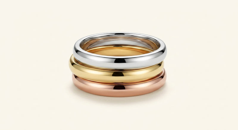 Cartier Trinity ring 18ct white, yellow and rose gold (British brand)