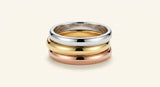 Cartier Trinity ring 18ct white, yellow and rose gold (British brand)