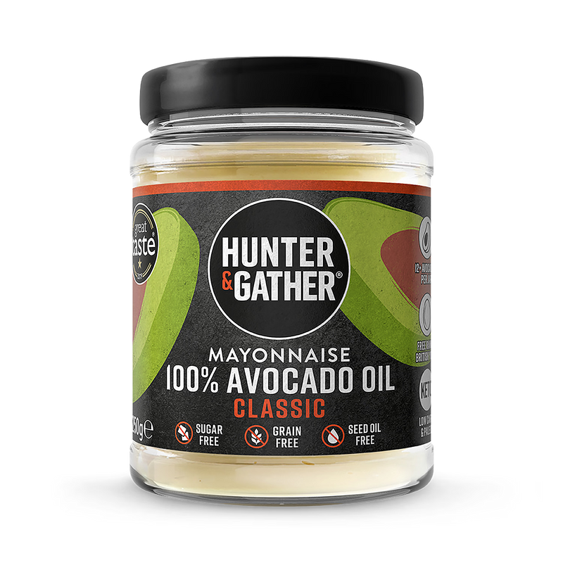 Hunter Gather classic avocado oil mayonnaise 250g, UK version