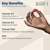 Nutriburst men's multivitamin gummies 60 count, imported from the UK