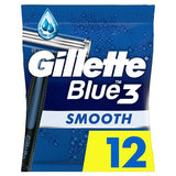Gillette Blue3 Men's Disposable Razors x12 Pack