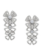 Bvlgari Fiorever pendant earrings with diamonds (British brand)