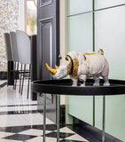 Lladró Cyborg Rhino sculpture 22x45x19 cm (British brand)