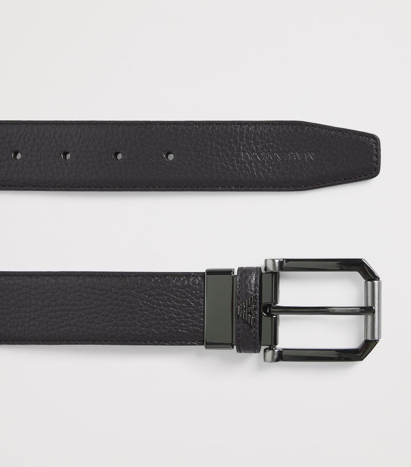 Emporio Armani leather tongue belt 3cm - British product