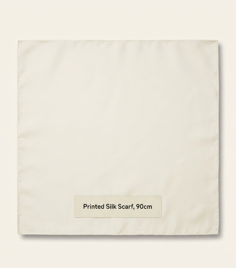 Burberry silk scarf London landmarks 90x90cm, imported from the UK