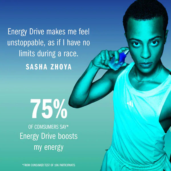 adidas Vibes Energy Drive Eau de Parfum 100ml - British product