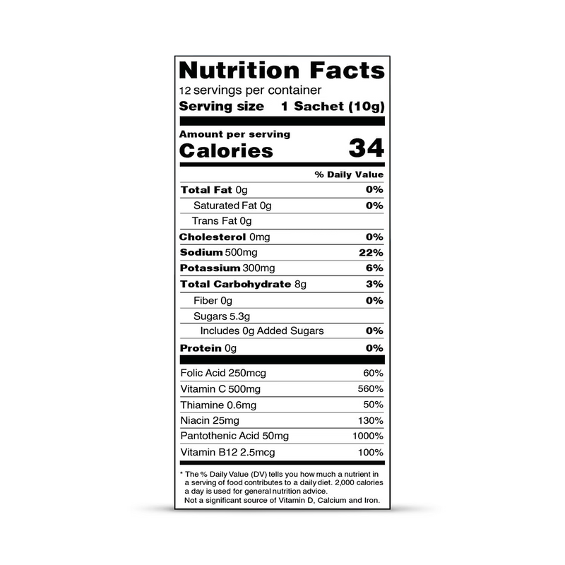 Revival hydration powder watermelon 12 pack, UK version