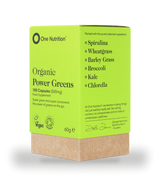 Holland & Barrett One Nutrition Organic Power Greens 500mg Superfood Capsules 100 Vegecaps- Buy online at McGrocer