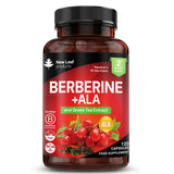 Superdrug New Leaf Berberine + ALA and Green Tea Vegan Capsules 120 Capsules- Buy online at McGrocer