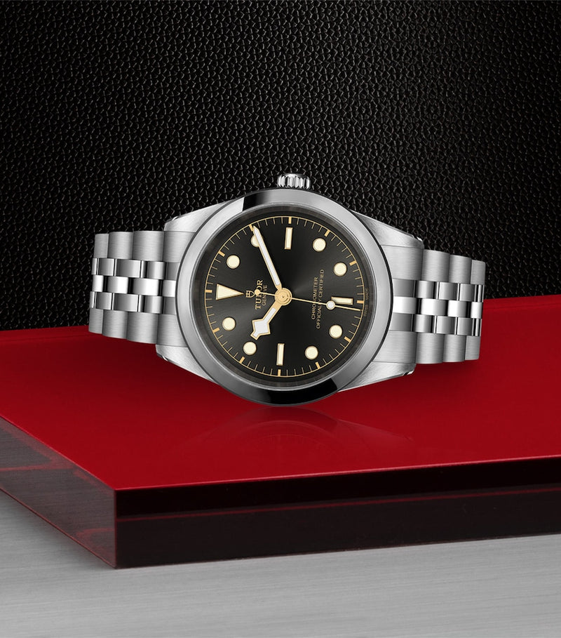 Tudor Black Bay One stainless steel watch 41mm - British product