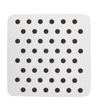 Kaymet polka-dot coaster with silicone rubber grips, UK version