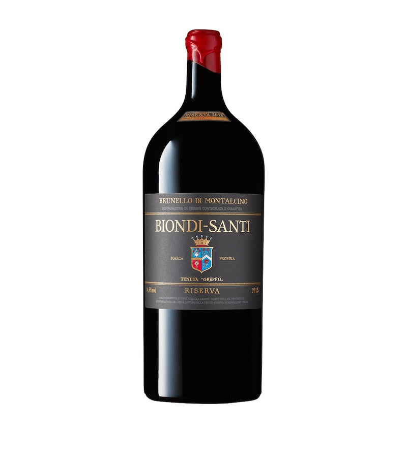 Biondi Santi Brunello di Montalcino Riserva 2015 Imperial red wine 6L - British product