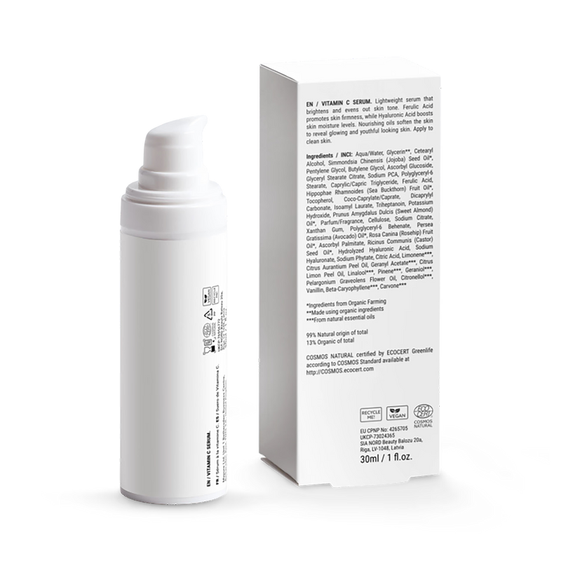 I&Co Cosmetics Brighten & Boost Vitamin C Serum 30ml, UK version