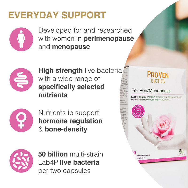 Pro-Ven For Peri/Menopause 60 capsules supplement, UK version