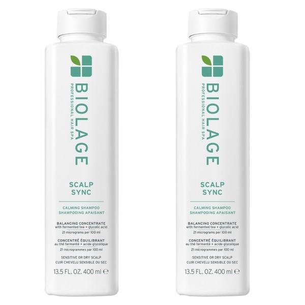 Biolage Scalp Sync calming shampoo duo 2x400ml, UK version