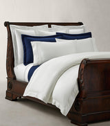 Harrods Ralph Lauren Home Cotton Sateen Alistair Square Pillowcase (65cm x 65cm)- Buy online at McGrocer