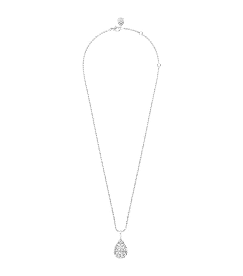 Boucheron Serpent Bohème white gold diamond pendant - British product