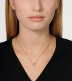 Chaumet rose gold and diamond Jeux de Liens pendant necklace (British brand)