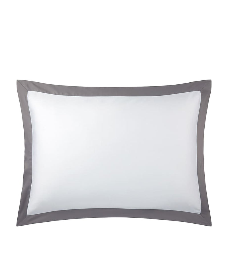 Yves Delorme Linea Platine Standard Oxford pillowcase 50cm x 75cm (British brand)