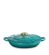 Harrods Le Creuset Cast Iron Petal Shallow Casserole Dish 26cm- Buy online at McGrocer