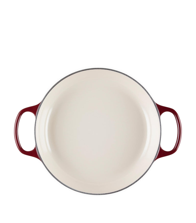 Le Creuset cast iron shallow casserole dish 26cm, UK version