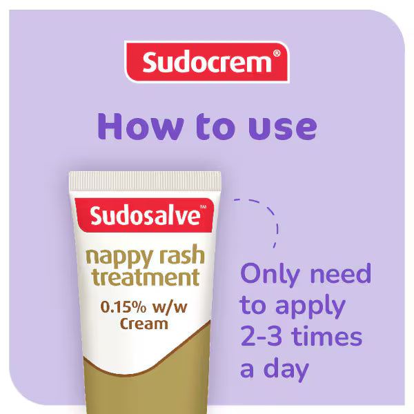 Sudocrem Sudosalve Nappy Rash Cream 25g (British brand)