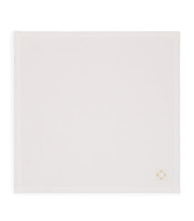 Harrods Dea Linen Embroidered Liri Napkin 45cm x 45cm- Buy online at McGrocer