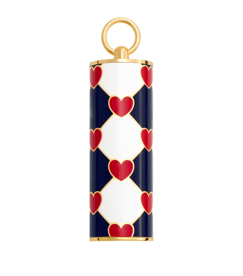 Carolina Herrera heart print lipstick cap - British product