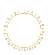 Harrods Boucheron Serpent Bohème Solarité Yellow Gold and Diamond Necklace 37cm- Buy online at McGrocer