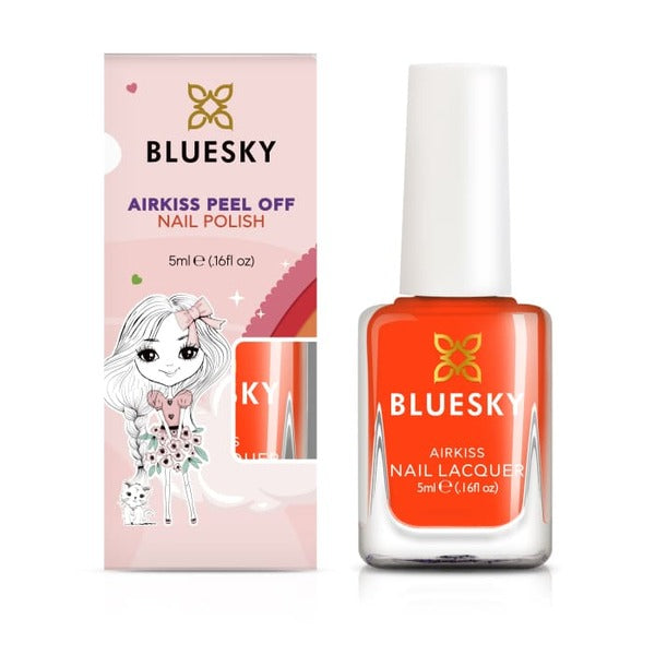 Bluesky Kids Airkiss Nail Polish neon orange - British product