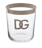 Dolce&Gabbana DG Logo glasses set of 2 with silver rim - British product