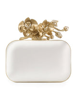 Harrods Jimmy Choo Cloud Satin Clutch Bag- Buy online at McGrocer
