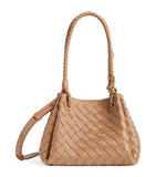 Bottega Veneta small leather parachute shoulder bag - British product
