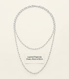 Cartier Santos necklace white gold 94cm (British brand)