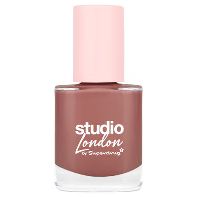 Superdrug Studio London Brown Nail Polish You Mocha Me Happy- Buy online at McGrocer