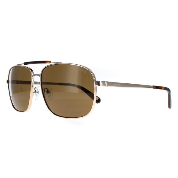 Guess gold aviator sunglasses GU5210, imported from the UK
