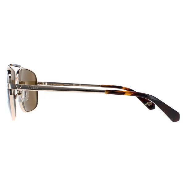 Guess gold aviator sunglasses GU5210, imported from the UK