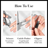 Nail HQ Professional Manicure Set, imported from the UK