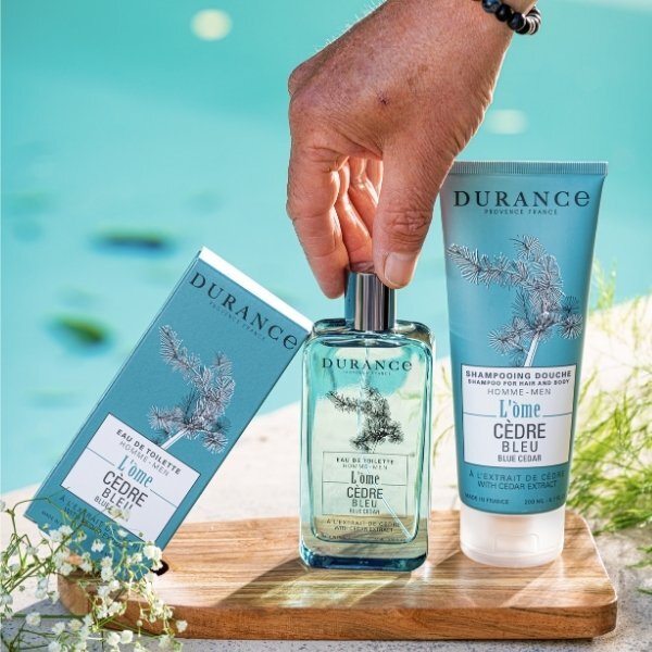 Durance blue cedar shampoo and body wash 200ml - British product