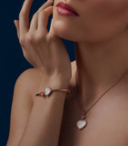 Chopard Happy Hearts rose gold diamond pendant, imported from the UK